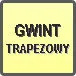Piktogram - Gwint: trapezowy